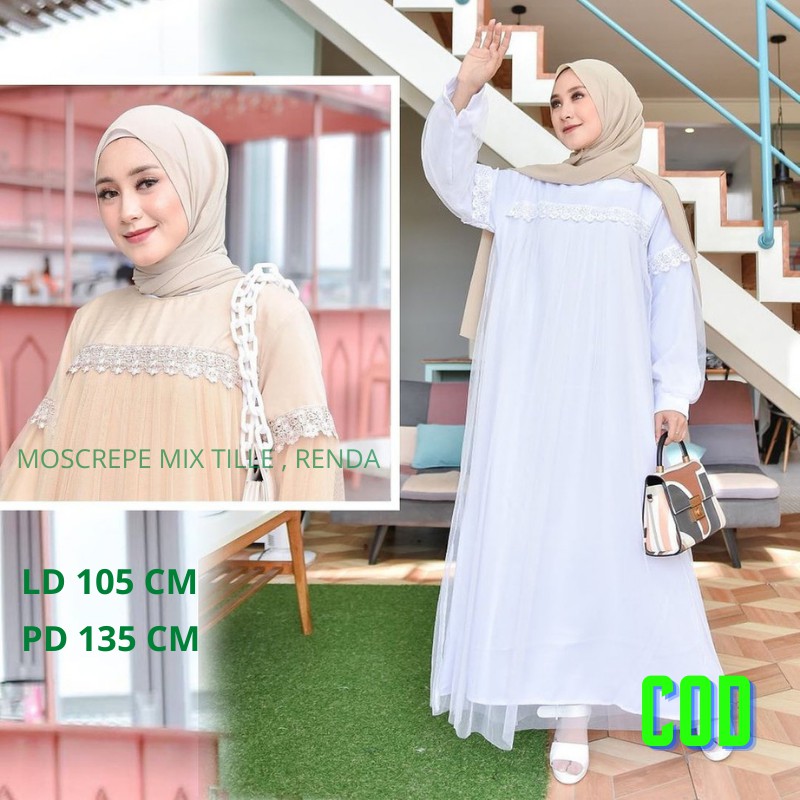 Gamis #2021 DRESS muslim TILLE