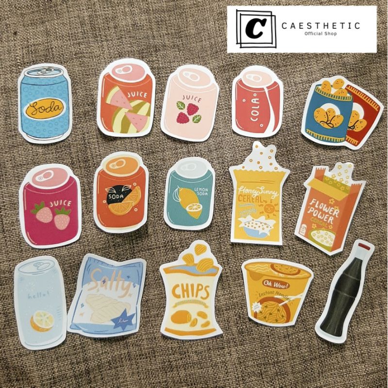 

Sticker tumblr | sticker pack - sticker makanan | Sticker murah - Sticker glossy