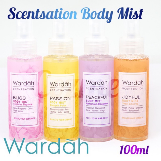 Wardah Scentsation Body Mist New