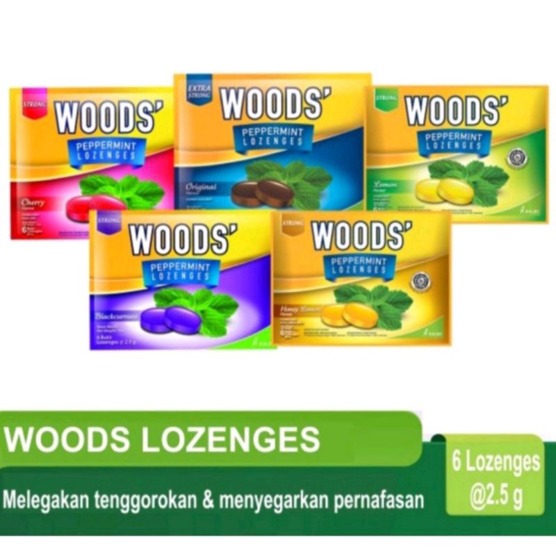 

Permen Woods Lozenges 6s permen pelega tenggorokan