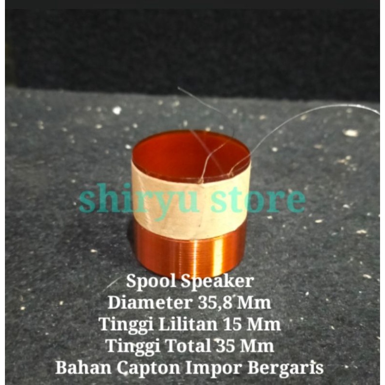 Spool ACR 1230 Pro Voice Coil 35.8Mm 35.8 Mm 35,8 35,8Mm Impor Capton