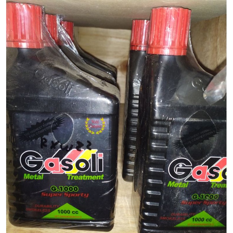 Jual Gasoli 2T G1000 Super Sporty 1liter Oli Samping 2Tak | Shopee ...