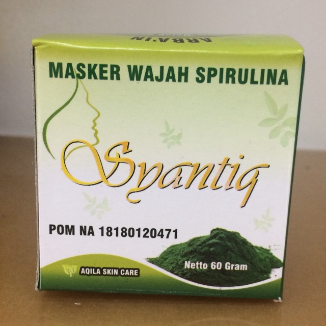 Cream Spirulina SYANTIQ mengencangkan dan menghaluskan wajah