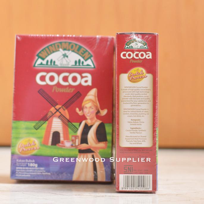 

Promo Awal tahun Windmolen Cocoa Powder / Coklat Bubuk - 180G Promo Awal tahun