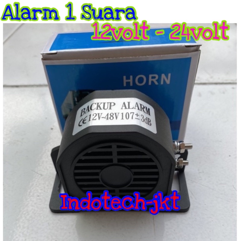 Backup Alarm 1 Suara 12 - 24 Volt