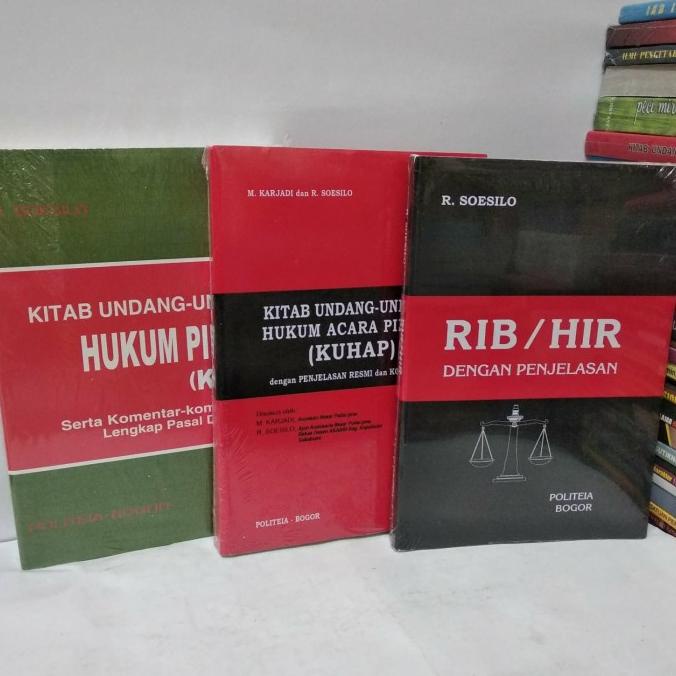 

KUHP KUHAP RIB/HIR 3 BUKU BY SOESILO Kode 699