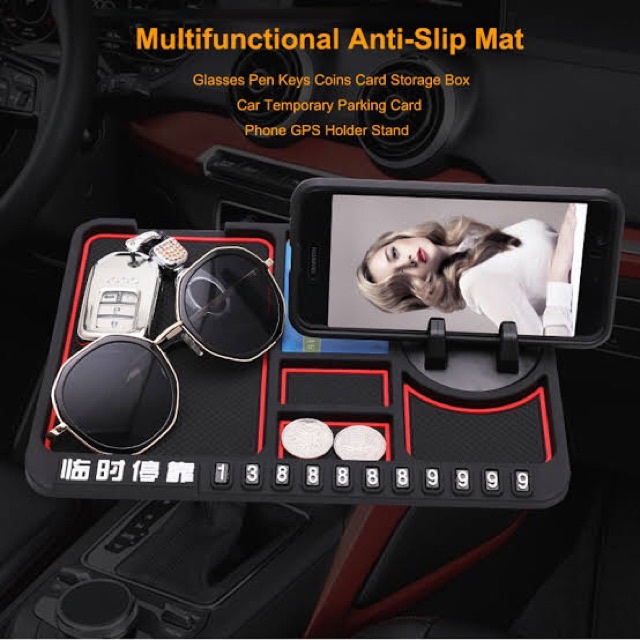 Holder Mat Dashboard Mobil Anti Slip - Mounting Handphone Car Dasboard Holder