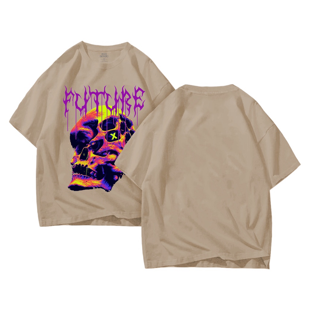 Kaos Oversize Print DTF Oversize FUTURE II BRIGO Kaos II Kaos Jumbo Size Pria &amp; Wanita