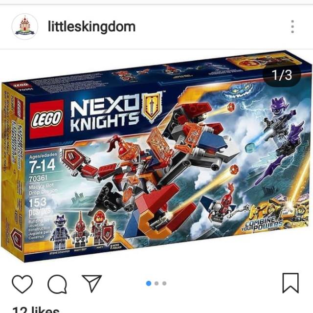 Lego Nexo Knights Murah 70361 350gr