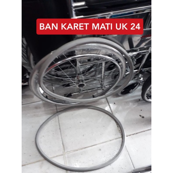 ban mati kursi roda uk 24/ban belakang kursi roda uk 24 dim 55