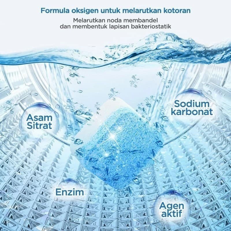 Pil Pembersih Sangkar Mesin Cuci Asal Jepang