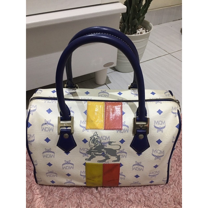 Jual MCM speedy handbag Lion - Jakarta Timur - Ellsia Preloved