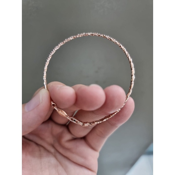 GELANG EMAS PRO ITALY LUNETTA 750