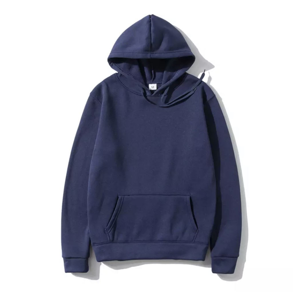 Sweater Hoodie Polos Oversize Jaket Pria Wanita Premium WARNA NAVY