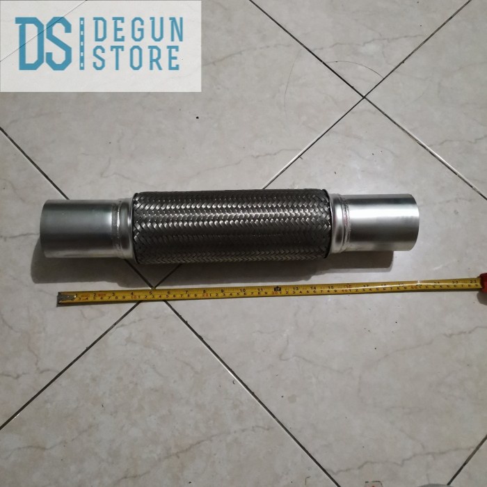 Flexibel Flexible Knalpot 3in X 49 cm untuk knalpot Truck Genset dll Exhaust Muffler