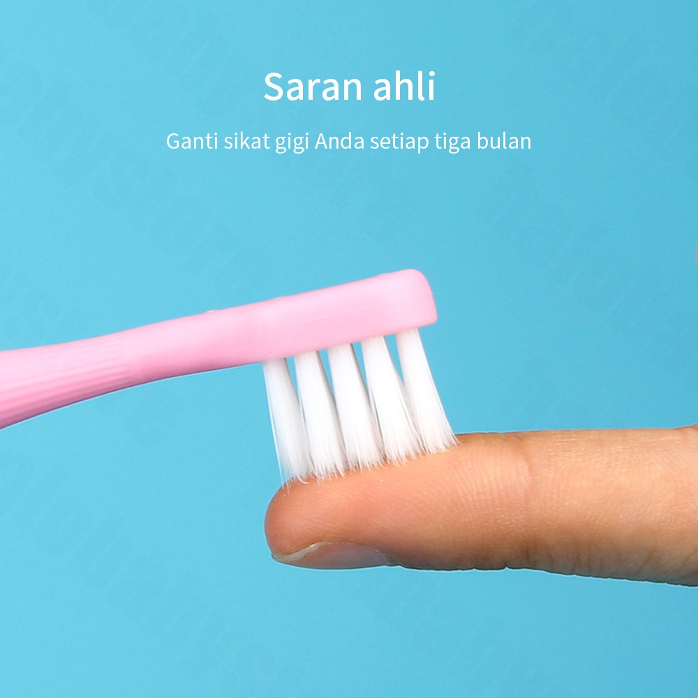 Halobaby Sikat Gigi anak bayi lembut untuk 2-6 Tahun/Kids Toothbrush 3 pcs
