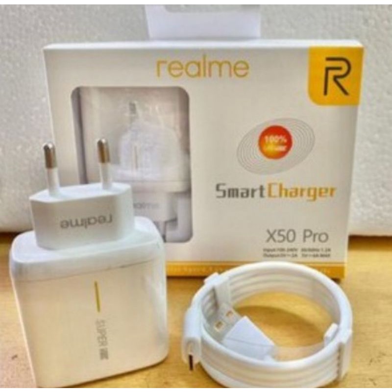 TRAVEL CHARGER TC REALME X50 PRO FAST CHARGING TYPE C