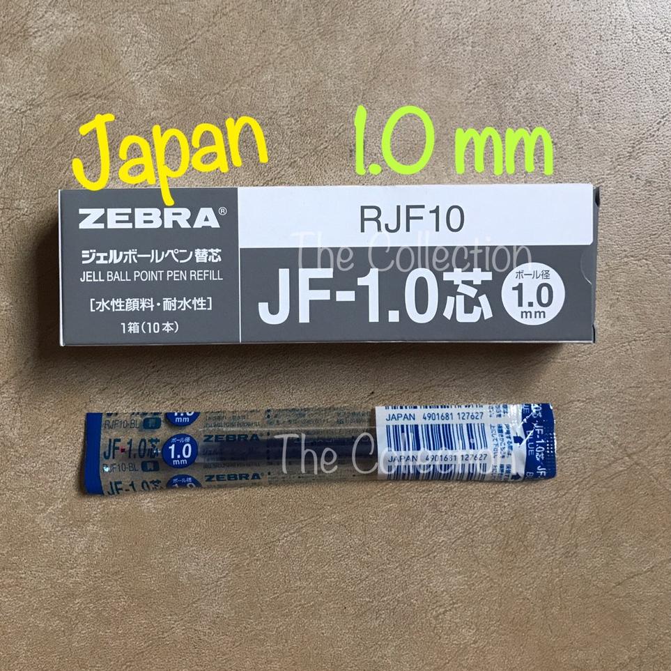 

[PROMO CPV37] ATK0433SR RJF10-BL BIRU 1.0 mm isi pen sarasa refill zebra JF 1,0 BLUE Ready Stok