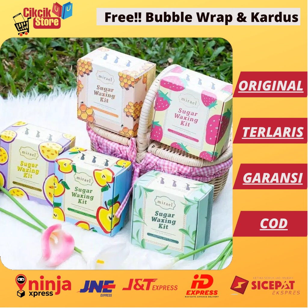 MIRAEL Sugar Waxing Kit, Perontok Bulu Permanen, Penghilang Bulu Ketiak Perontok Bulu Kemaluan Ampuh