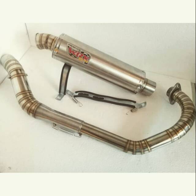 Knalpot racing wrx leher c untuk motor satria fu mx old mx king cg gl mp tiger dll