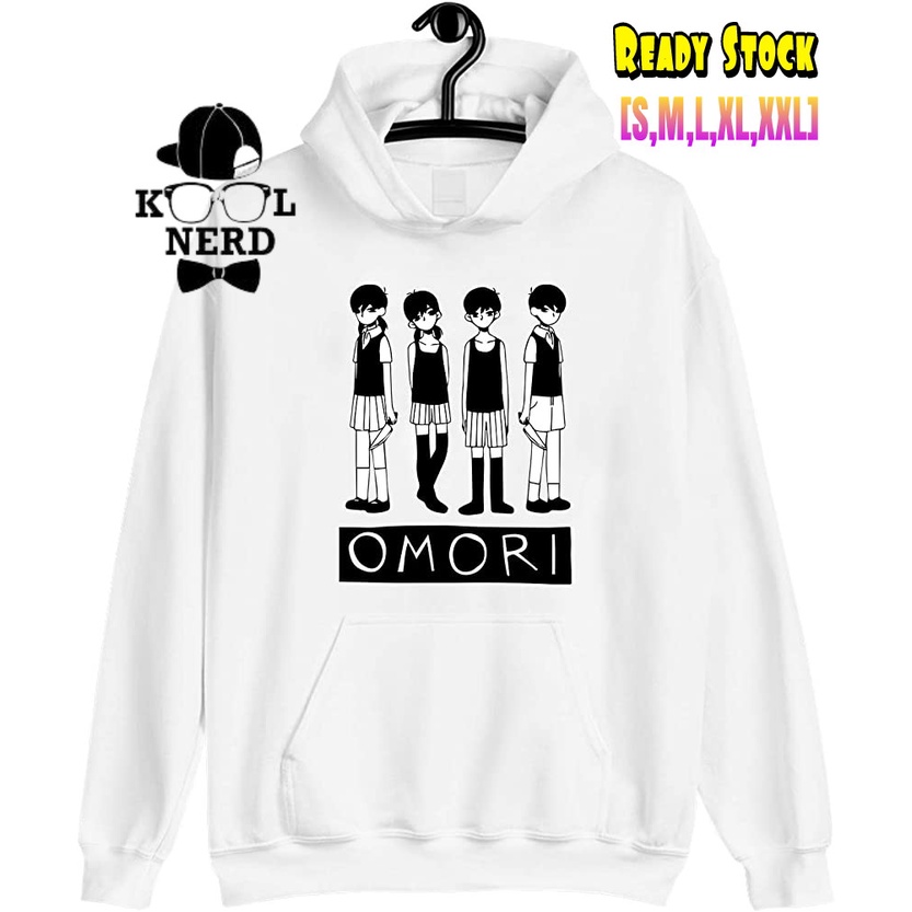 HOODIE COSPLAY ANIME MANGA JEPANG OMORI KEREN KARAKTER OMORI UNISEZ HOODIE PRIA WANITA