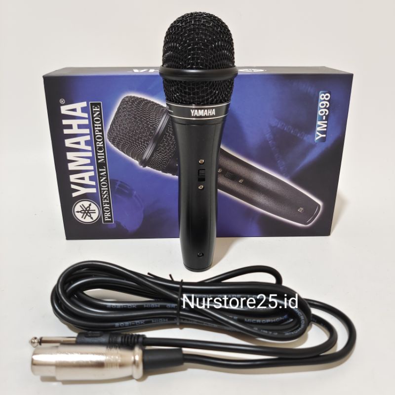 MICROPHONE KABEL YAMAHA YM-998 MIC SUPER BODY BESI/Microphone Kabel Karaoke YAMAHA