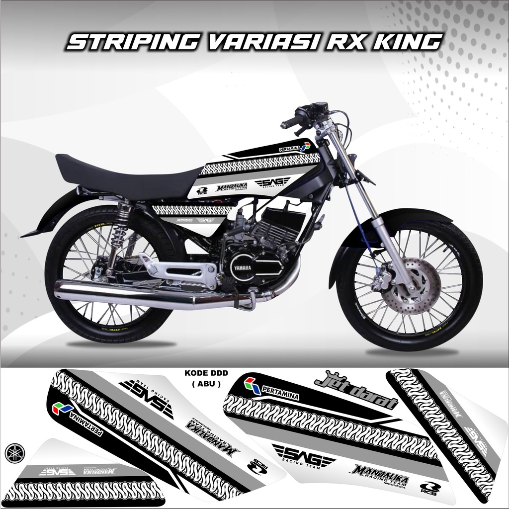 Sticker Rx King Variasi Stiker Striping Rx King Kode DDD