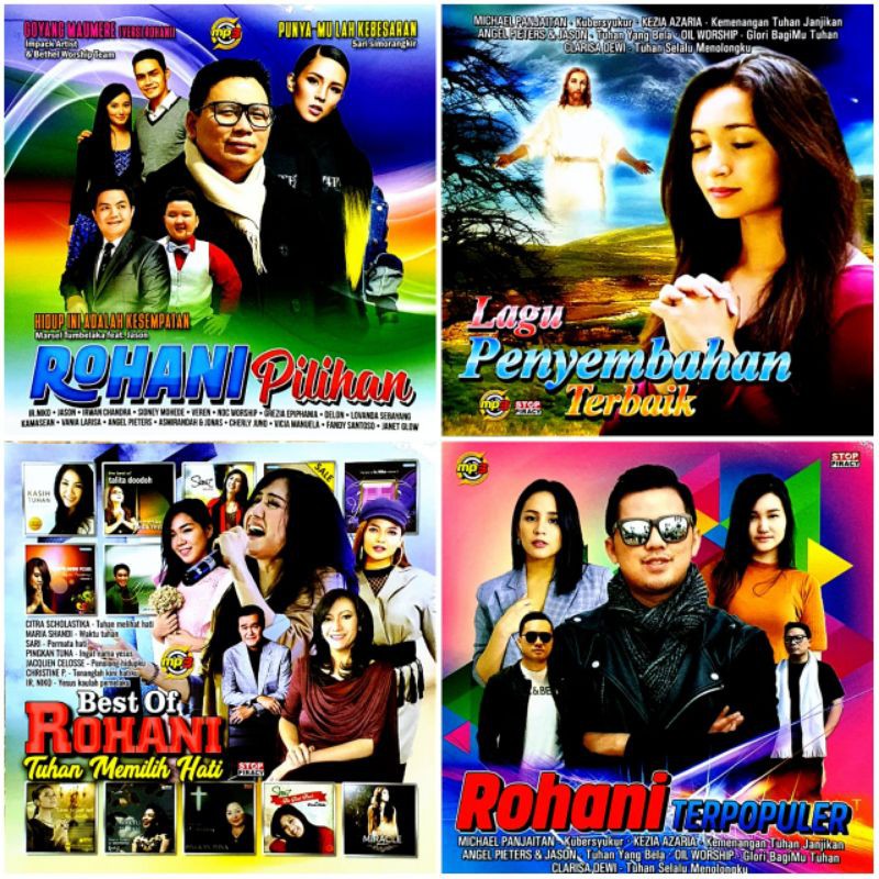 Kaset mp3 lagu rohani terpopuler isi 4 album (bisa cod)