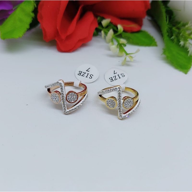 Cincin titanium full permata 037.038