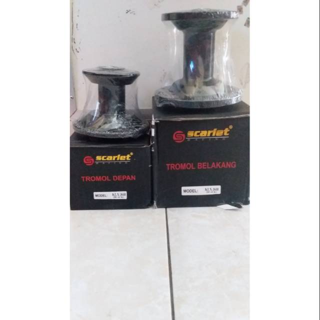 Tromol SCARLET KLX hitam