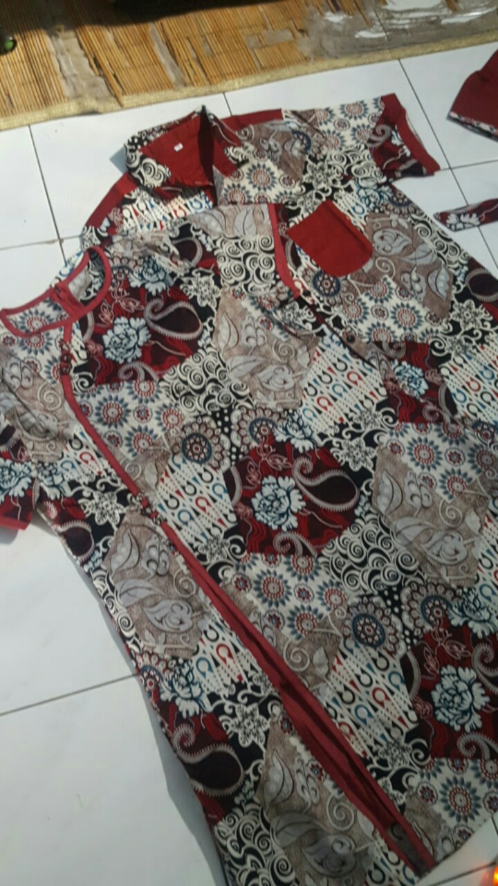 Via Kids Dress - Dress Batik Anak Wanita / Fia