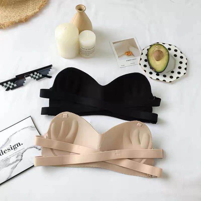 Bra Invisible Strapless Tanpa Tali Anti Slip Sexy untuk Wanita Bra One-Piece Sexy MH.ID