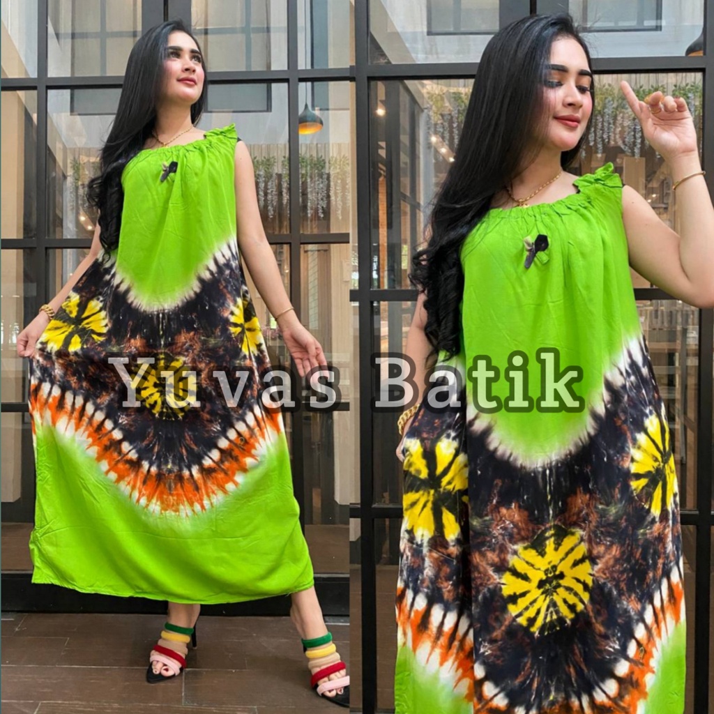 DASTER YUKENSI JUMBO TERBARU 2023//Yukensi Pelangi//Yukensi Panjang Jumbo//Daster tanpa lengan jumbo