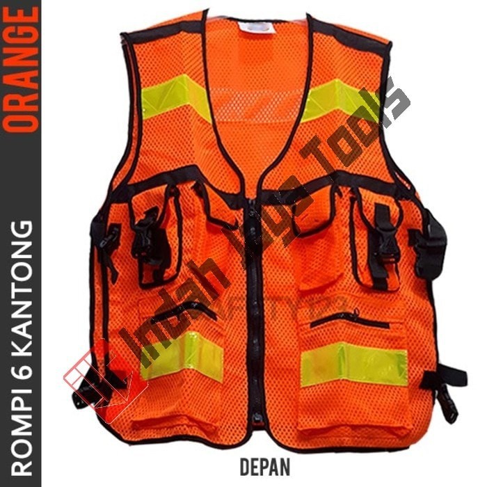 ASGARD Rompi Jaring 6 Kantong ASGARD Scotlight Scotlite Heavy Duty