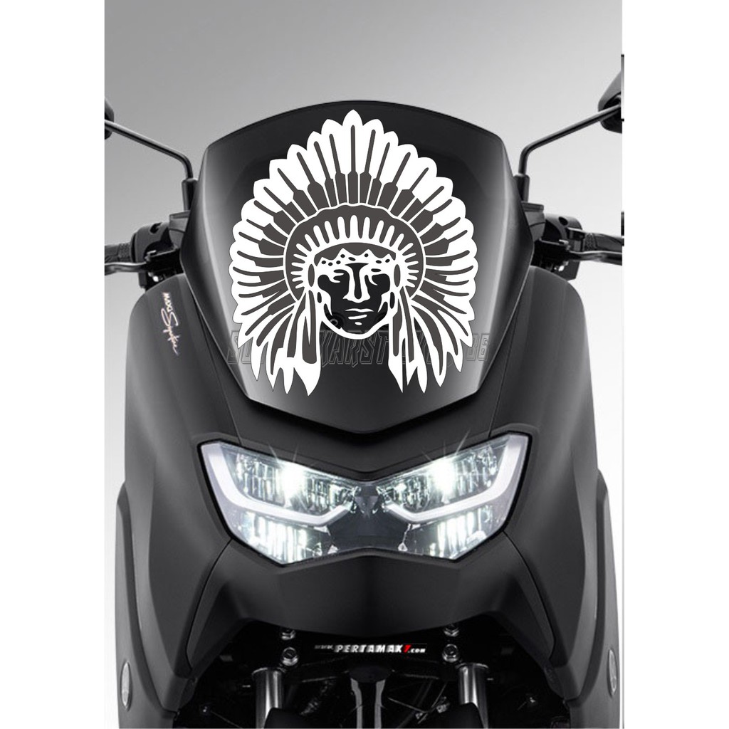 STICKER  VISOR MOTOR NMAX STICKER CUTTING VISOR TERBARU MOTOR NMAX PCX