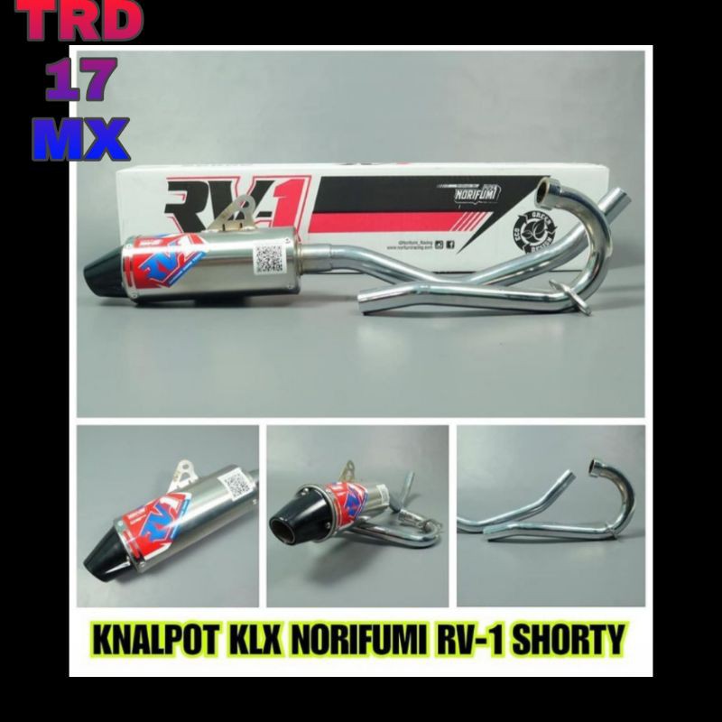 Knalpot klx norifumi rv1 shorty