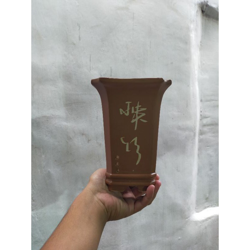 POT KERAMIK BONSAI CASCADE SEGI EMPAT TYPE C 131