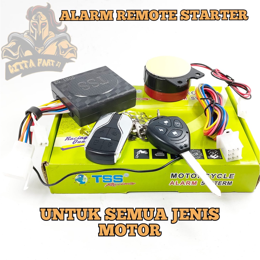 ALARM REMOTE STATER ORIGINAL THAILAND KUALITAS DIJAMIN MANTAP BERFUNGSI DENGAN BAIK TINGGAL PASANG UNTUK SEMUA JENIS MOTOR