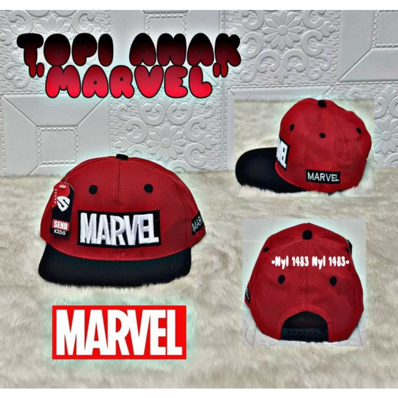 Topi anak murah snapback topi baseball Avengers