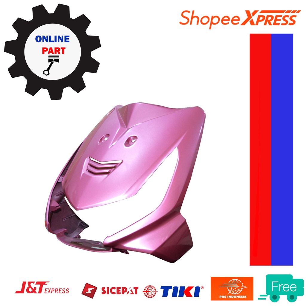 Cover Body Depan Pink (Cover FR PD PK MT) – Honda BeAT Karburator Kode Part 64301KVY960PPM