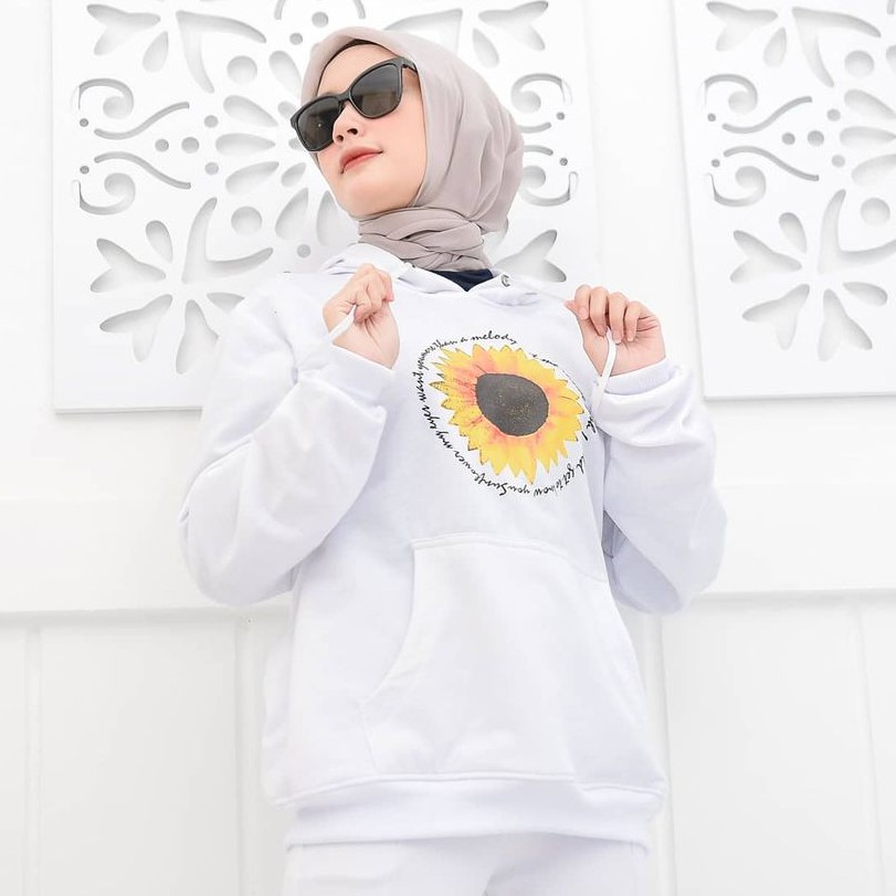 MVP - Big Sun Flower Hoodie - Jaket Hoodie Pria dan Wanita