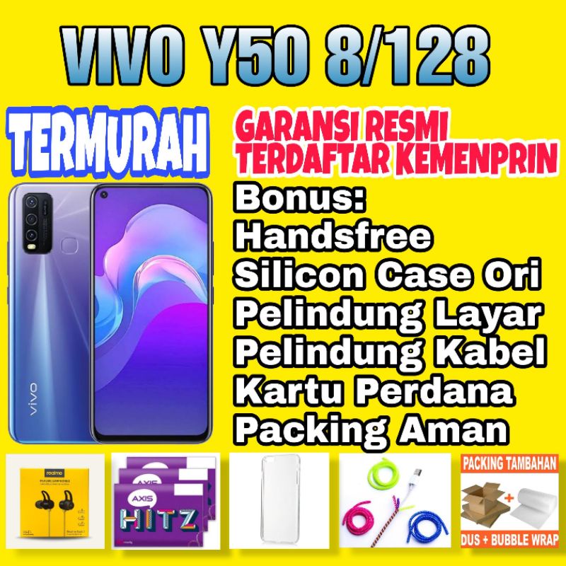 VIVO Y50 RAM 8/128 GARANSI RESMI