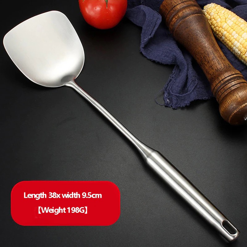 Spatula Sutil Stainless Steel Alat Masak Utensil Penggorengan 32 CM Anti Karat Premium Murah