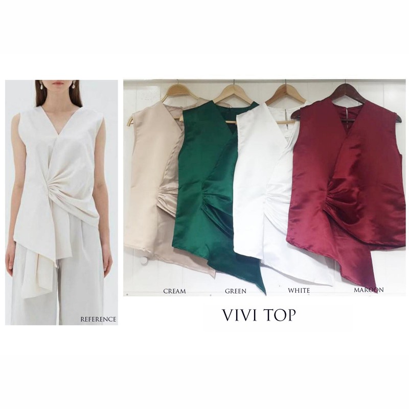 VIVI TOP - Atasan Wanita Blouse Wanita