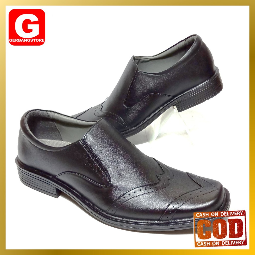 SEPATU KANTOR KULIT ASLI 100% [ JBL 35 ] PANTOFEL PRIA DINAS FORMAL