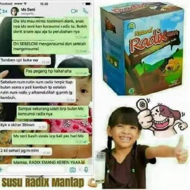 

Susu Radix Original Nasa-Menjaga Kesehatan