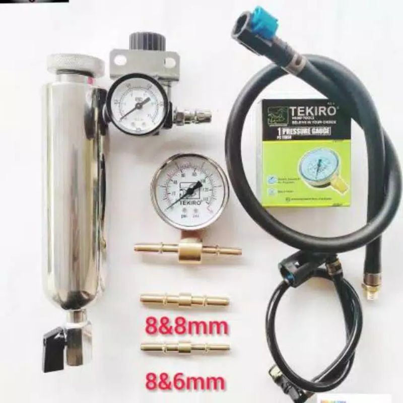 tabung infus Injector injeksi tester fuelpump universal tekiro