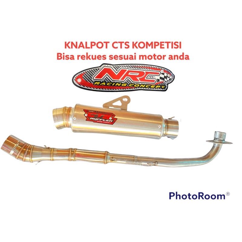 Knalpot Cts Muffler 25cm all bebek jupiter vega smash grand c70