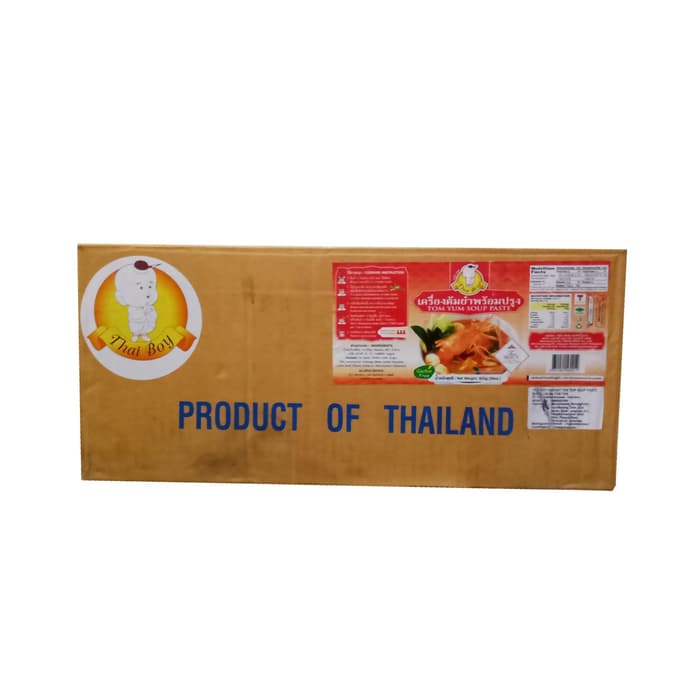 

KUALITAS TERBAIK - BUMBU TOMYAM - TOMYUM PASTE THAI BOY 825 GR HALAL SAUS THAILAND ENAK