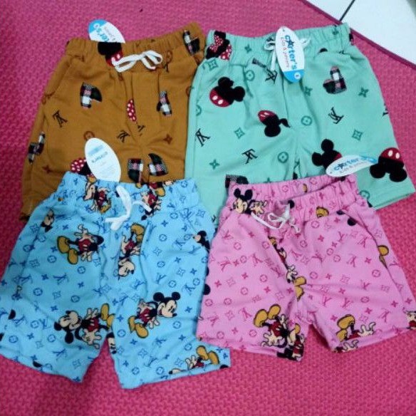 SALE RANDOM WARNA Hotpant Anak Motif 468 (1_4 Thn)